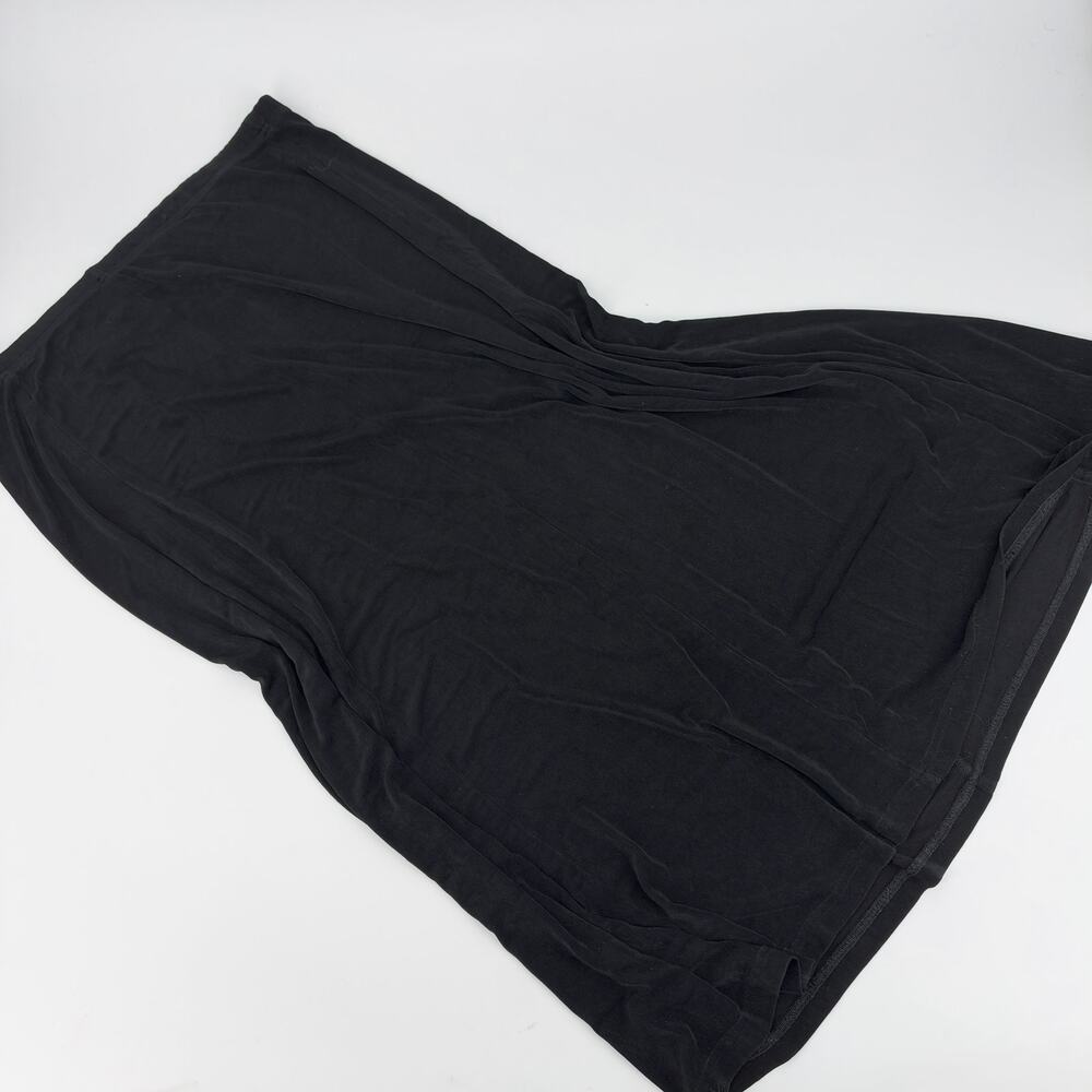 Vintage Coldwater Creek Black Jersey Knit Travel Skirt Size 1X Preowned